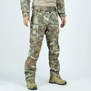 Pantalon de Combat Tactique Imperméable pour Homme : Multi-Poches, Résistant aux Déchirures, avec Protection des Genoux, Idéal pour Airsoft et Activités Extérieures – Image 3