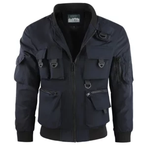 Blouson Aviateur Multi-Poches pour Homme : Style Militaire Américain, Veste Tactique Fonctionnelle pour le Printemps et l'Automne – Image 3