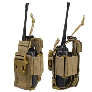 Sac de support Dulradio réglable, étui de radio bidirectionnel, étui de rangement militaire en nylon, sac de rangement professionnel – Image 3