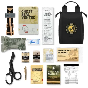 Kit de Premiers Secours BAL 37 Rescue avec Pochette Molle, Poudres de Survie pour Camping, Randonnée, Pêche et Activités en Plein Air – Image 2